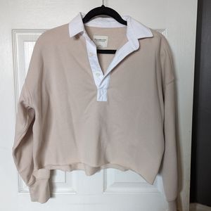 a&f cropped sweater